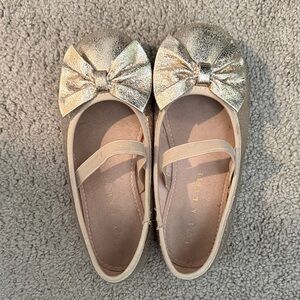 Gold Bow Slipper Shoes Toddler 11